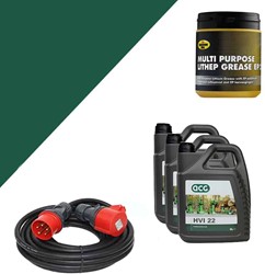 Onderhoudspakket 12M400-JJ-DUAL-AXE zonder aftakas +10M KABEL
