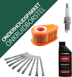 Onderhoudspakket onkruidborstel met gecombineerde borstel set