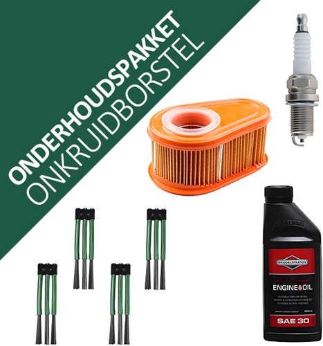 Wartungsset Unkrautbürste mit Heavy-Duty-Bürstenset