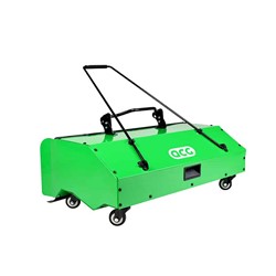 Veegmachine met opvangbak