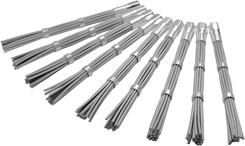 Set gecombineerde onkruidborstels (9 stuks)