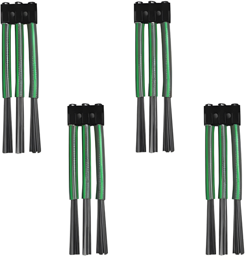 Set heavy duty onkruid-veegborstels (12 stuks metaal)