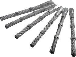 Set stalen onkruidborstels (6 stuks)
