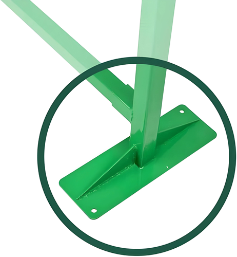 Ständer für Holzspalter 7 Tonnen mit großen Rädern + Zugstange-2