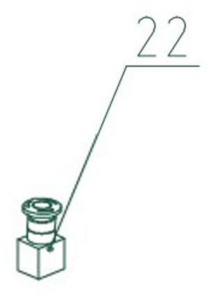 Takkenversnipperaar COMFORT CHIPPER 022 / Noodschakelaar