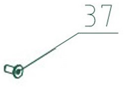 Takkenversnipperaar COMFORT CHIPPER 037 / M10x25 Verzonken bout