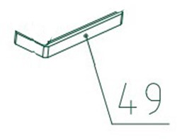 Takkenversnipperaar COMFORT CHIPPER 049 / Steunvoet rubber