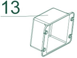 Holzhäcksler COMFORT PLUS CHIPPER 013 / Batteriekasten
