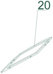 Holzhäcksler COMFORT PLUS CHIPPER 020 / Gummidichtung am Einfülltrichter