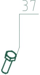 Takkenversnipperaar ECO CHIPPER 037 / M8x25 Bout