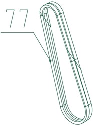 Holzhäcksler ECO CHIPPER 077 / Keilriemen
