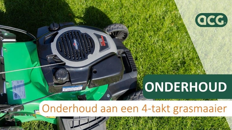 Zo onderhoudt u een 4-takt grasmaaier: stap-voor-stap!